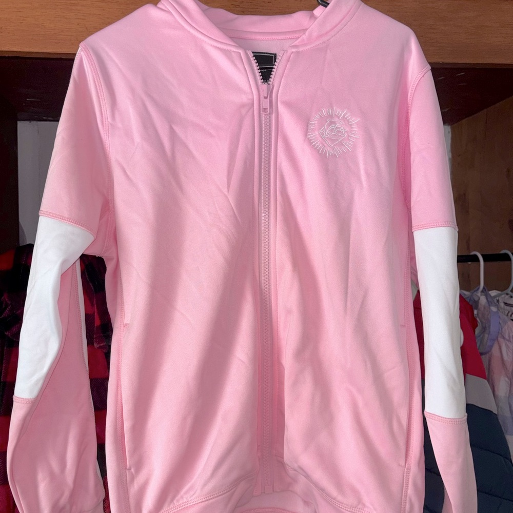 Pink Dolphin Baby Pink fleece Jacket